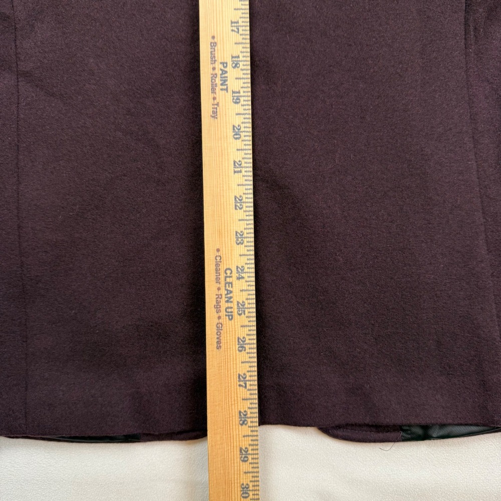 Banana Republic Slim Fit Wool Blend Blazer Burgundy Sport Coat 40S Mens NWT - Picture 5 of 10